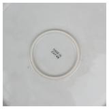 Vintage Luncheon Snack Plates - Made in Japan, Blue Floral Pattern, Set of 4