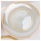 Royal Ann Fine China Golden Anniversary Plate 1929-1979 with 2 German Blue Plates