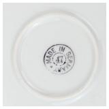 Royal Ann Fine China Golden Anniversary Plate 1929-1979 with 2 German Blue Plates