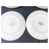 Golden Wheat Saucers & Plates - 4 Teacup Saucers & 3 Plates