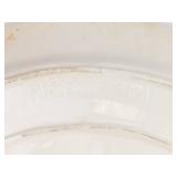 Turkey Motif Ceramic Plate with Grapevine Border - Made in Canada