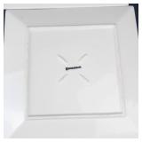 Swissmar Square 4-Section Ceramic Plates - White (4-Pack)