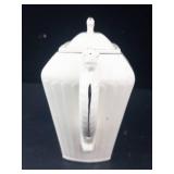 Harker Pottery Floral Teapot - Square Ceramic Teapot with Lid, Hand-Painted Floral