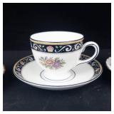 Teacups with Saucers - Assorted Floral Patterns (Set of 3)