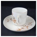 Haviland Limoges Demitasse Cups & Saucer Set - Schleiger 1154 - Vintage (4 Cups, 1 Saucer)