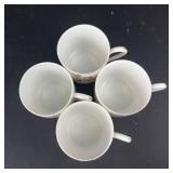 Haviland Limoges Demitasse Cups & Saucer Set - Schleiger 1154 - Vintage (4 Cups, 1 Saucer)