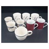 Demitasse Teacups - Set of 9