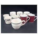 Demitasse Teacups - Set of 9