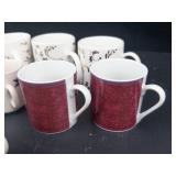 Demitasse Teacups - Set of 9