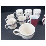 Demitasse Teacups - Set of 9