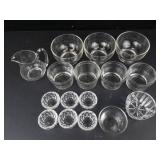 Glass Bowls - Clear Small Glass Bowls (Lot of 16)