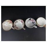 Teacups - Floral Patterns (Lot of 4)