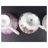 Teacups - Floral Patterns (Lot of 4)
