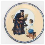 Knowles The Sea Captain Limited Edition Plate - Rockwell Classic