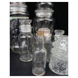 Glass Jars & Canisters - 7 Pieces