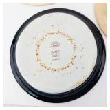 Buffalo China Serving Bowl, Dansk Plate, Universal Pottery Divided Plate, Sango Bowls (Lot of 5)