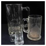 Silver Dollar City Beer Stein & Glass Mugs (Lot of 3)
