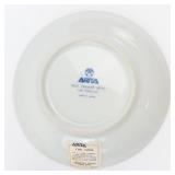 Arita Blue Chinese Quail - 4-Piece Fine Porcelain Set Made in Japan