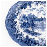 J&G Meakin - Romantic England Ightham Mote Blue Transferware Serving Platter