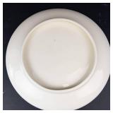 Rose Pattern Ceramic Dinnerware Set - Bowl, Plate & Oval Platter