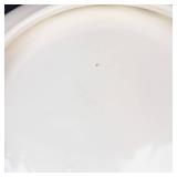 Rose Pattern Ceramic Dinnerware Set - Bowl, Plate & Oval Platter