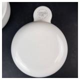 White Ceramic Bowls & Divided Serving Dish - Assorted Kitchenware