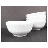 White Porcelain Bowls & Ramekins - Pillivuyt France & Gibson - 9-Piece Set