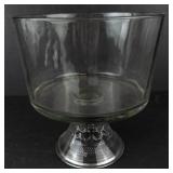Anchor Hocking Presence/Monaco Trifle Bowl - Clear Glass, Pedestal, 8.25 in Dia