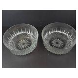 Starburst Cut Glass Bowl - 9-Inch Diameter