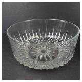 Starburst Cut Glass Bowl - 9-Inch Diameter