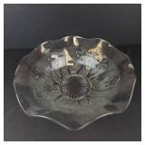 Jeannette Iris & Herringbone Ruffled Edge Bowls (Lot of 2)