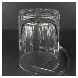 Ice Bucket - Vintage Cut Crystal With Swing Handle