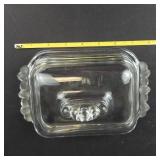 Mikasa Walther Kristallglas White Dish - Rectangular Glass Serving Dish With Lid