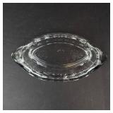 Banana Split Dishes - Clear Glass, Vintage, Mexico Marked (Lot of 2)