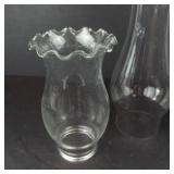 Empire Glass Oil Lamp Tops - Assortment of 4