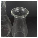 Empire Glass Oil Lamp Tops - Assortment of 4