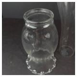Empire Glass Oil Lamp Tops - Assortment of 4