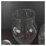 Empire Glass Oil Lamp Tops - Assortment of 4