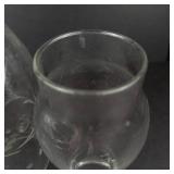 Empire Glass Oil Lamp Tops - Assortment of 4