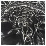 Indiana Glass Paneled Daisy & Fine Cut Rectangular Serving Bowl