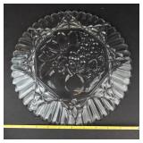 Indiana Glass Paneled Daisy & Fine Cut Rectangular Serving Bowl
