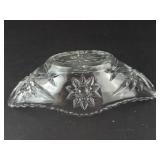 Anchor Hocking Star of David Glass Gondola Dish