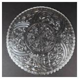 Anchor Hocking Stars & Bars Glass Serving Platter - Cake Plate