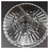 Indiana Glass Vintage 5-Part Divided Relish Platter