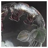 Crystal Clear Studios Casandra 14-Inch Buffet Platter - Made in Japan