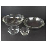 Pyrex Glassware Assorted Bowls - Corning NY USA - No Stove Top or Broiler