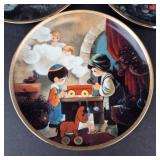 Precious Moments Plates - The Carpenter; Flight Into Egypt; They Followed the Star