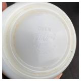 Anchor Hocking Fire-King Milk Glass D-Handle Mugs & Casserole Dish 7-Piece Set