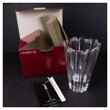 Orrefors Corona Crystal Vase - Lars Hellsten Design
