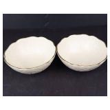 Lenox Hand Decorated Bowls With 24K Gold - Made In USA